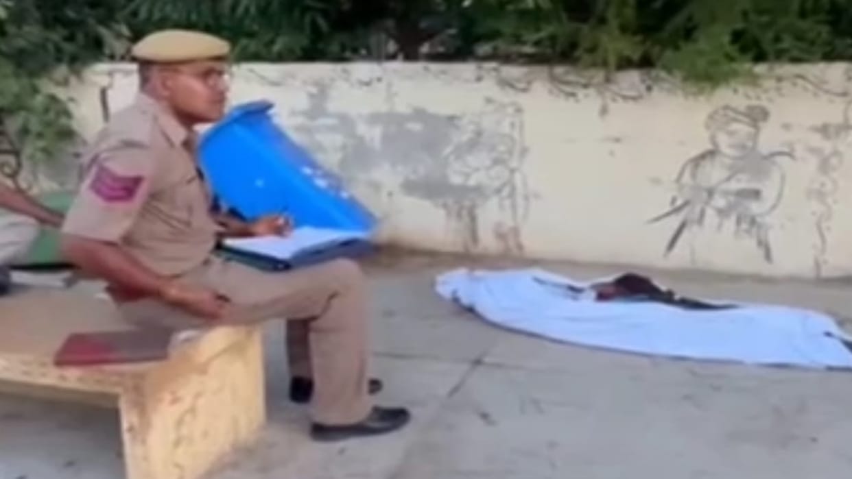 Jaisalmer News Youth dies after being hit by train head severed from body could not be identified