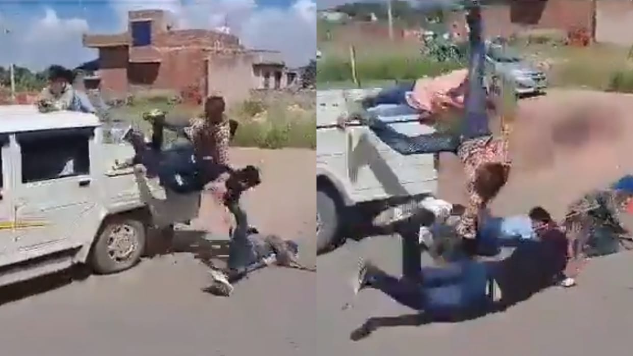 Jhunjhunu News Children fell from vehicle in the convoy of Transport Minister Brijendra Ola
