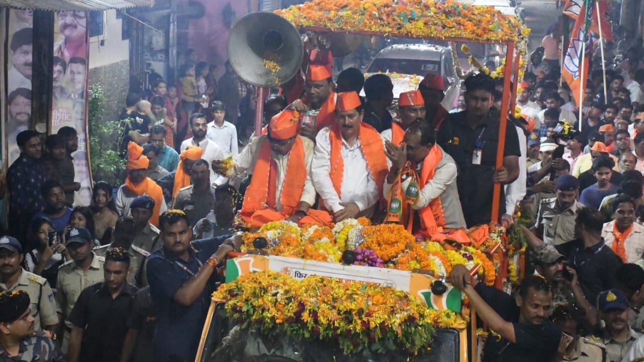 jan aashirwad yatra cm shivraj singh chouhan indore traffic jam