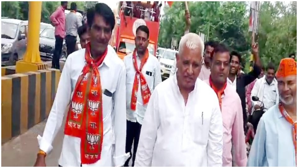 Parivartan Sankalp Yatra EX minister Ram Kishore Meena wrote letter to Rajasthan election in-charge Joshi