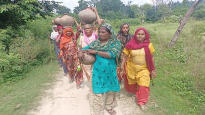This village is deprived of facilities like no electricity, no water, no education.