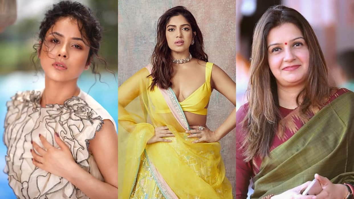 Shehnaaz Bhumi Pednekar visit new Parliament laud Womens Reservation Bill Priyanka Chaturvedi slams actresses