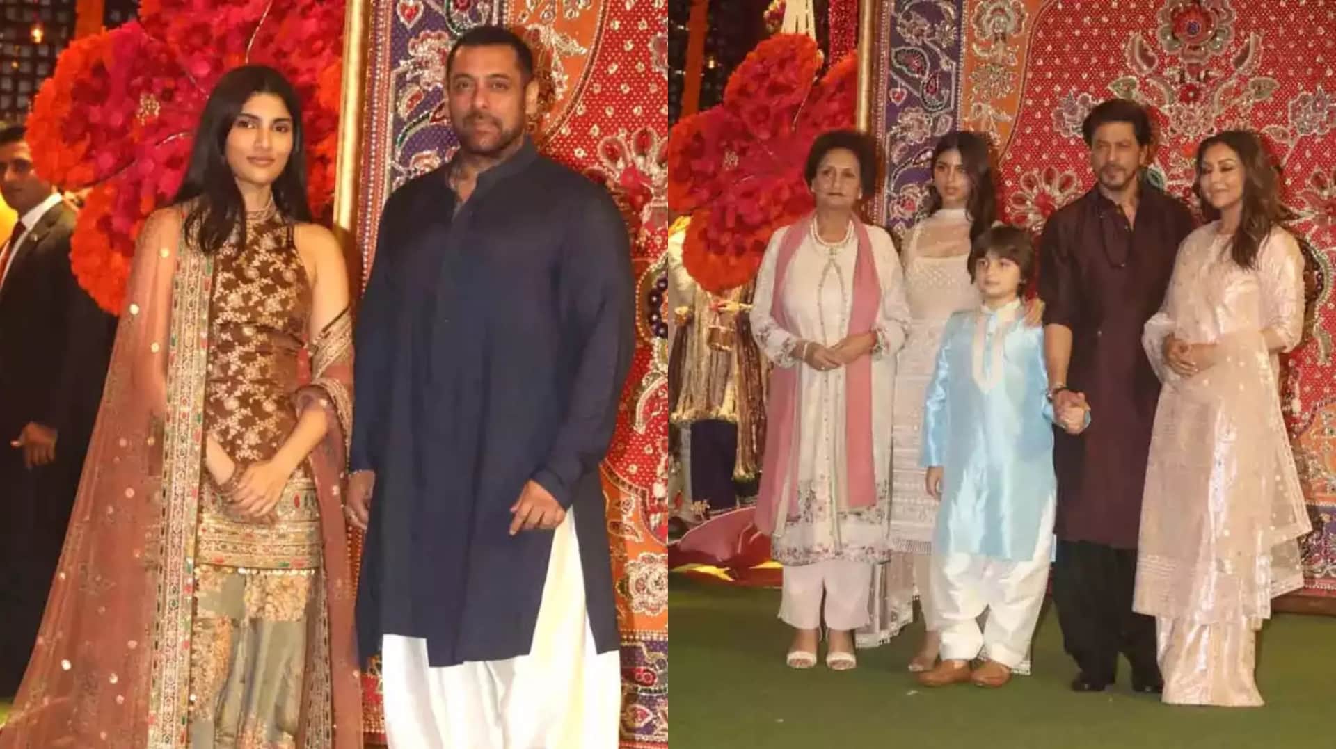 Mukesh Ambani Family Ganesh Chaturthi 2023 Salman Khan Shah Rukh Khan Hema Malini arrived for celebration