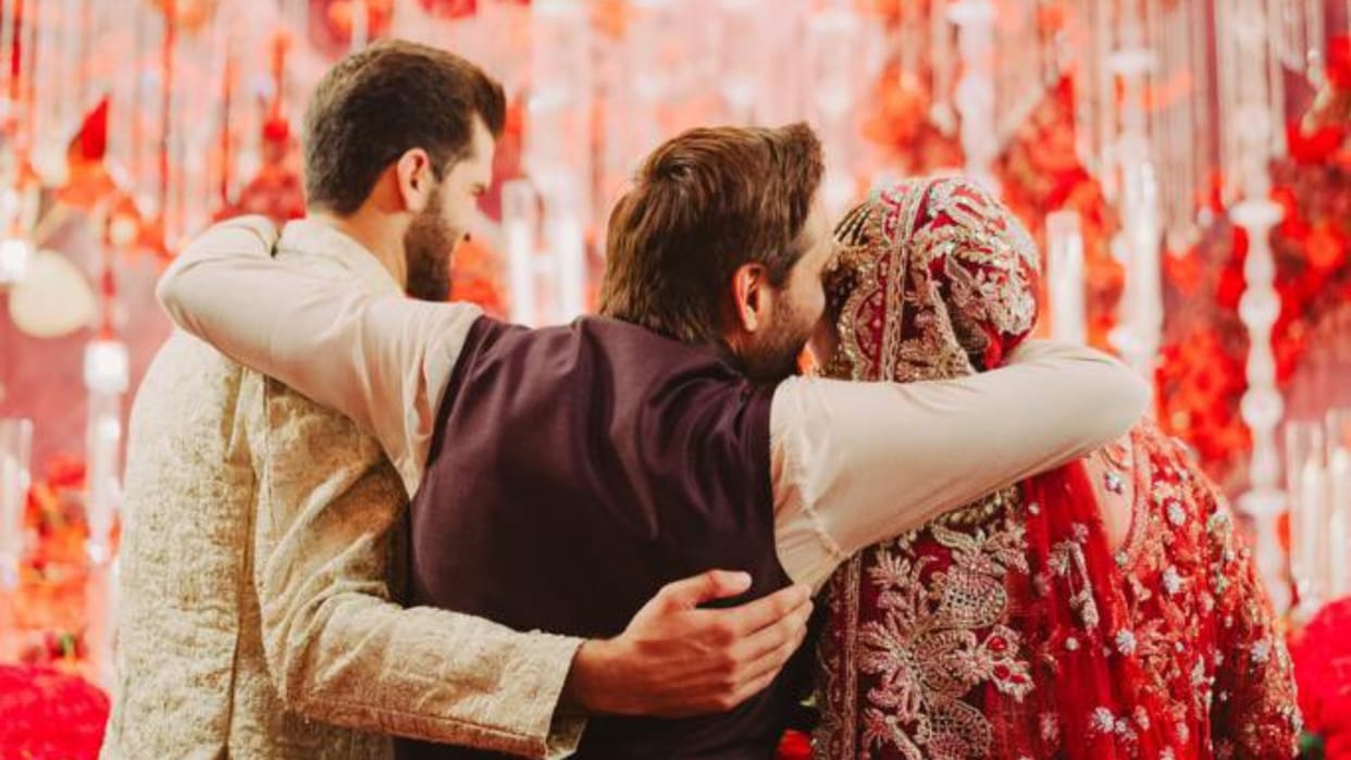 shaheen afridi married second time with shahid afridi daughter ansha babar azam attend