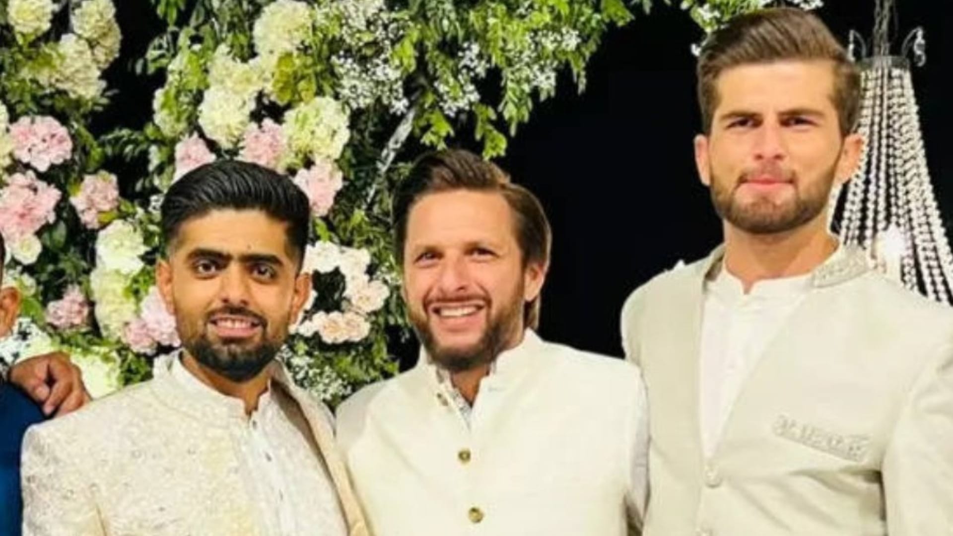 shaheen afridi married second time with shahid afridi daughter ansha babar azam attend