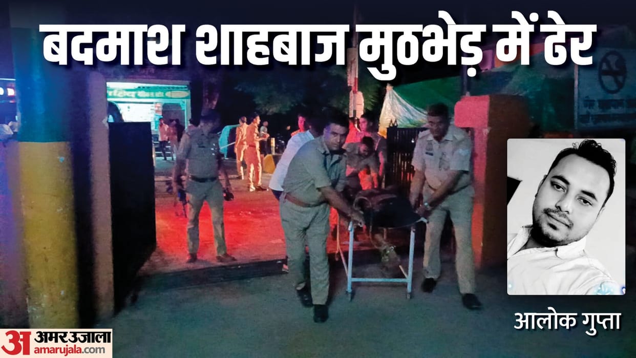 Criminal Shahbaz Killed in police encounter who was murder assistant professor alok gupta