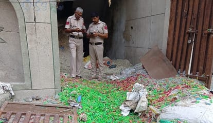 Two workers died on spot due to explosion in plastic factory in Delhi