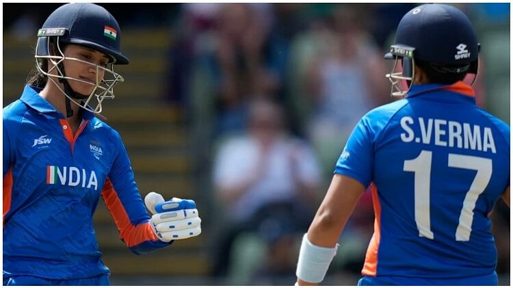 IND vs MAL Women’s Cricket Live: बारिश के कारण रुका खेल, भारत का स्कोर 60/1, कप्तान मंधाना 27 रन बनाकर आउट