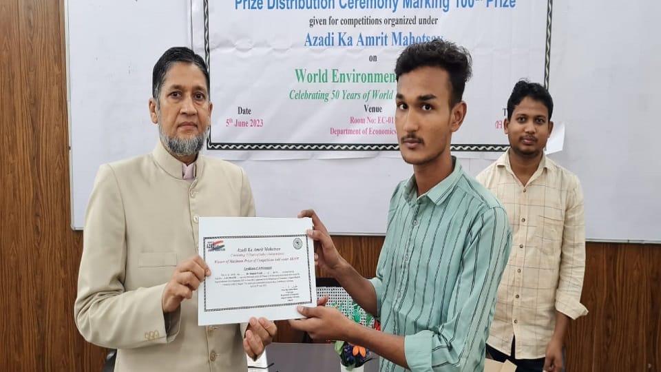 AMU Economics Department gave 120 awards in 24 competitions