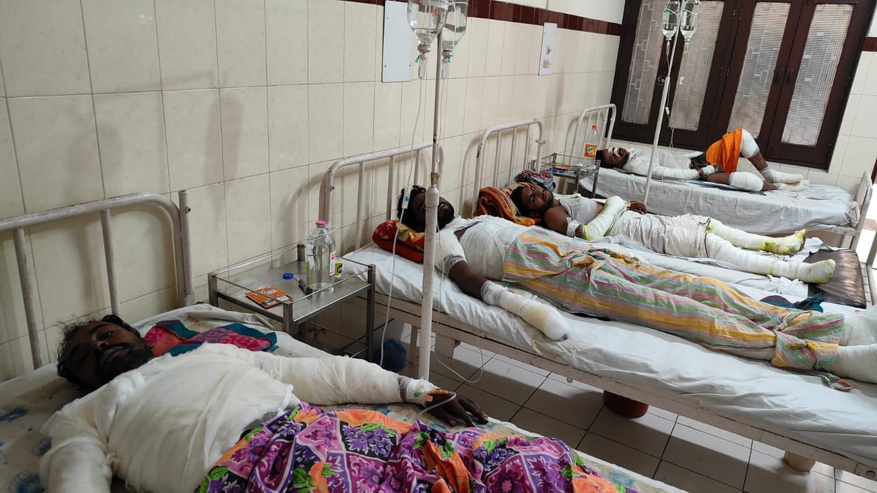 Big accident: Accident in Haridwar's iron factory, seven workers from Muzaffarnagar injured