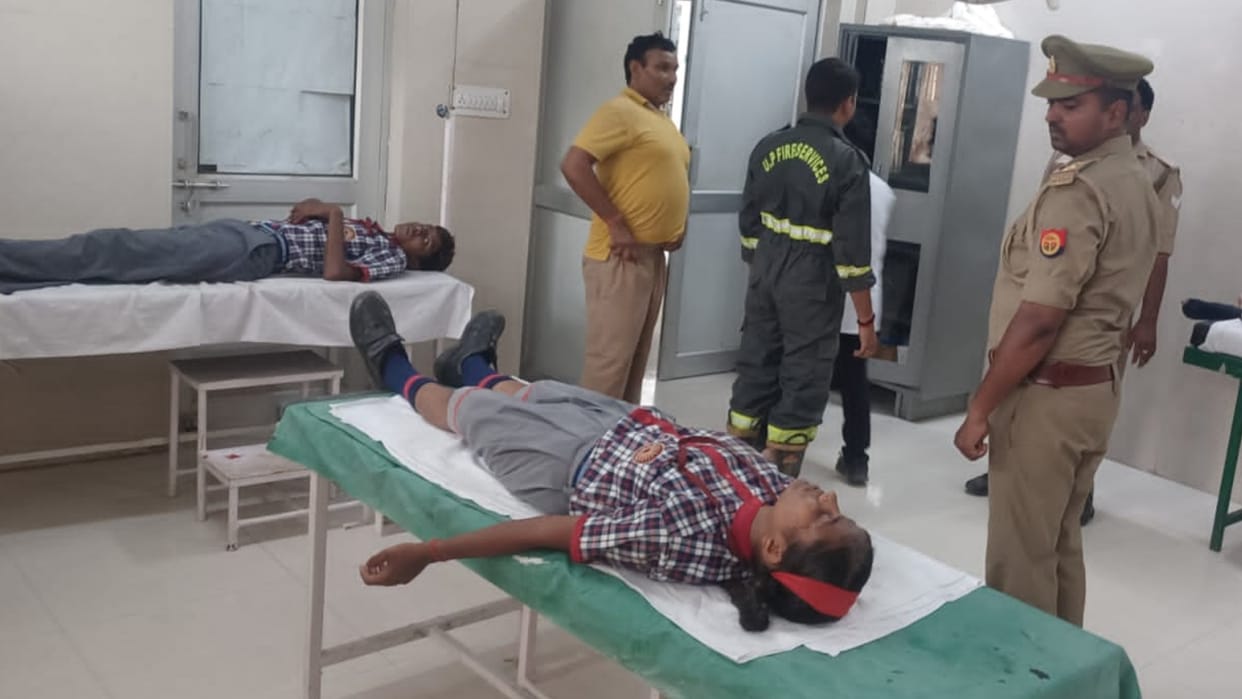 Accident in Sairpur thana kshetra in Lucknow.