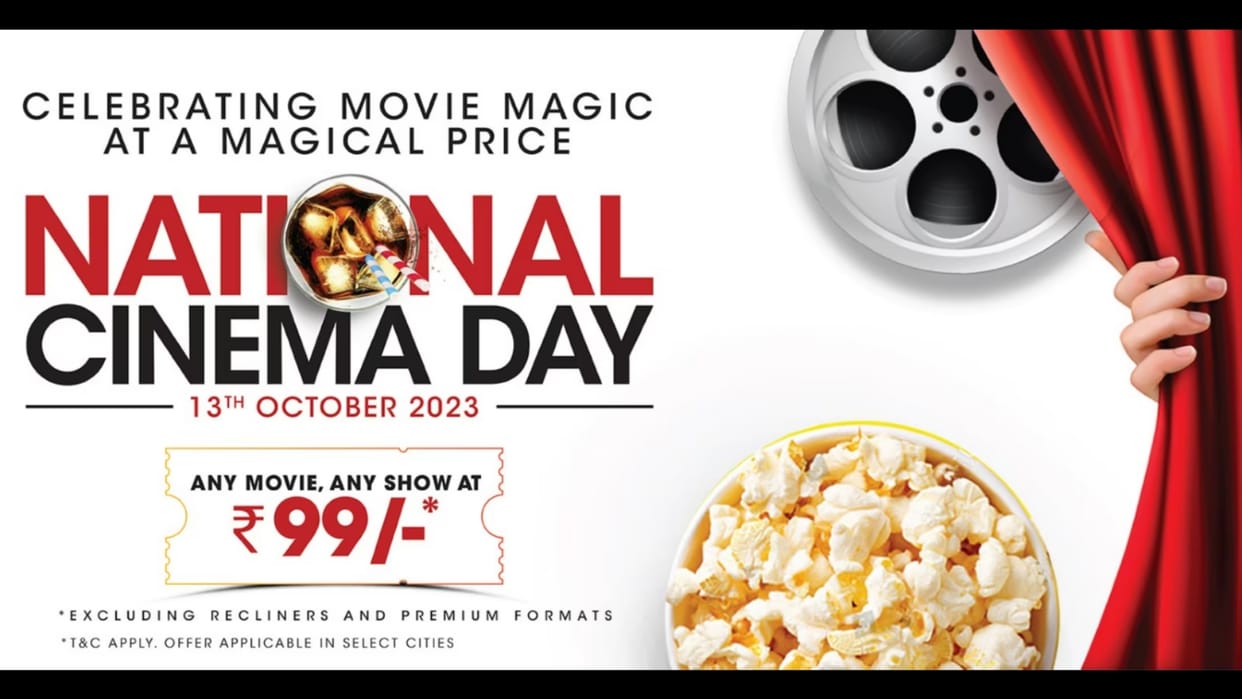 Movie Theatres announce National cinema day on 13 october and tickets to cost rupees 99 read details here