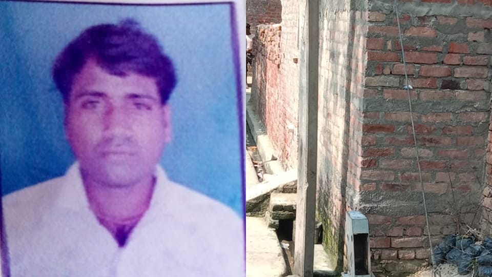 man dies due to electrocution in the supporting wire of electric pole in shahjahanpur