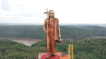 ekatmdham Adiguru Shankaracharya Statue in omkareshwar is a great achievement of the cultural world