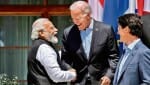 पीएम मोदी के साथ जो बाइडन और जस्टिस ट्रूडो