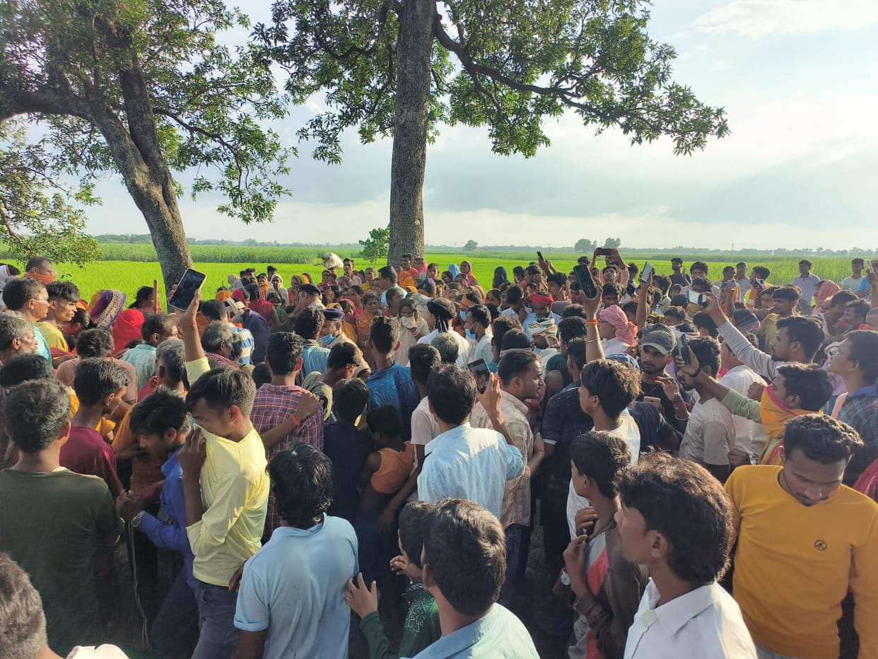 Bihar News: Dead body of married woman found in Bettiah after 9 days; Parents said - murdered and buried body