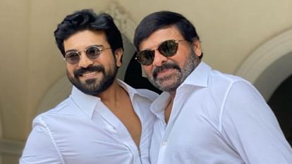 Ram Charan wishes dad Megastar Chiranjeevi on completing 45 years in film industry says you are Inspiration