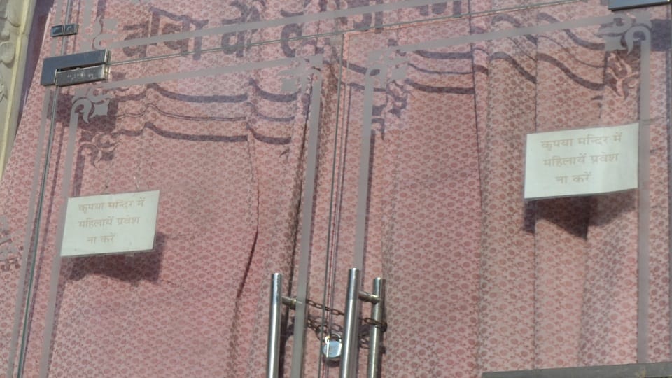 Temple management stopping women from entering Hathras