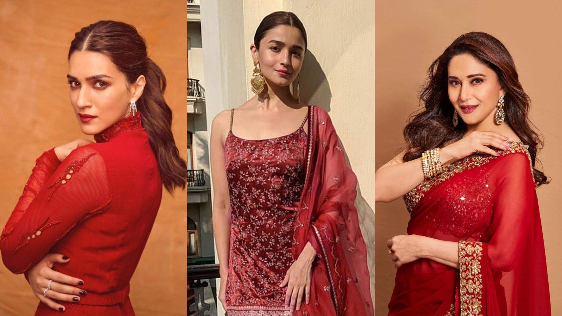 Karwa Chauth 2023 red colour trendy outfit for Karwa Chauth