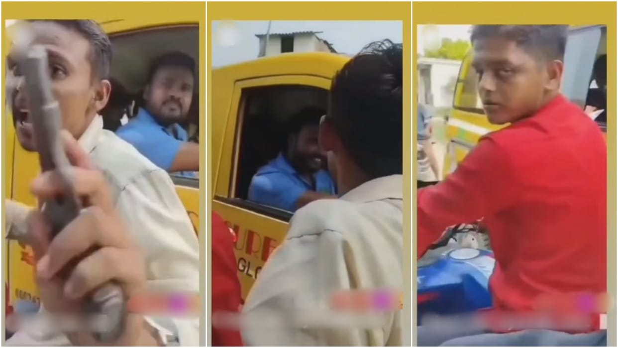 Miscreants stopped school van and waved pistol on Rangbaaz Balamua song in Muzaffarpur; then made a reel