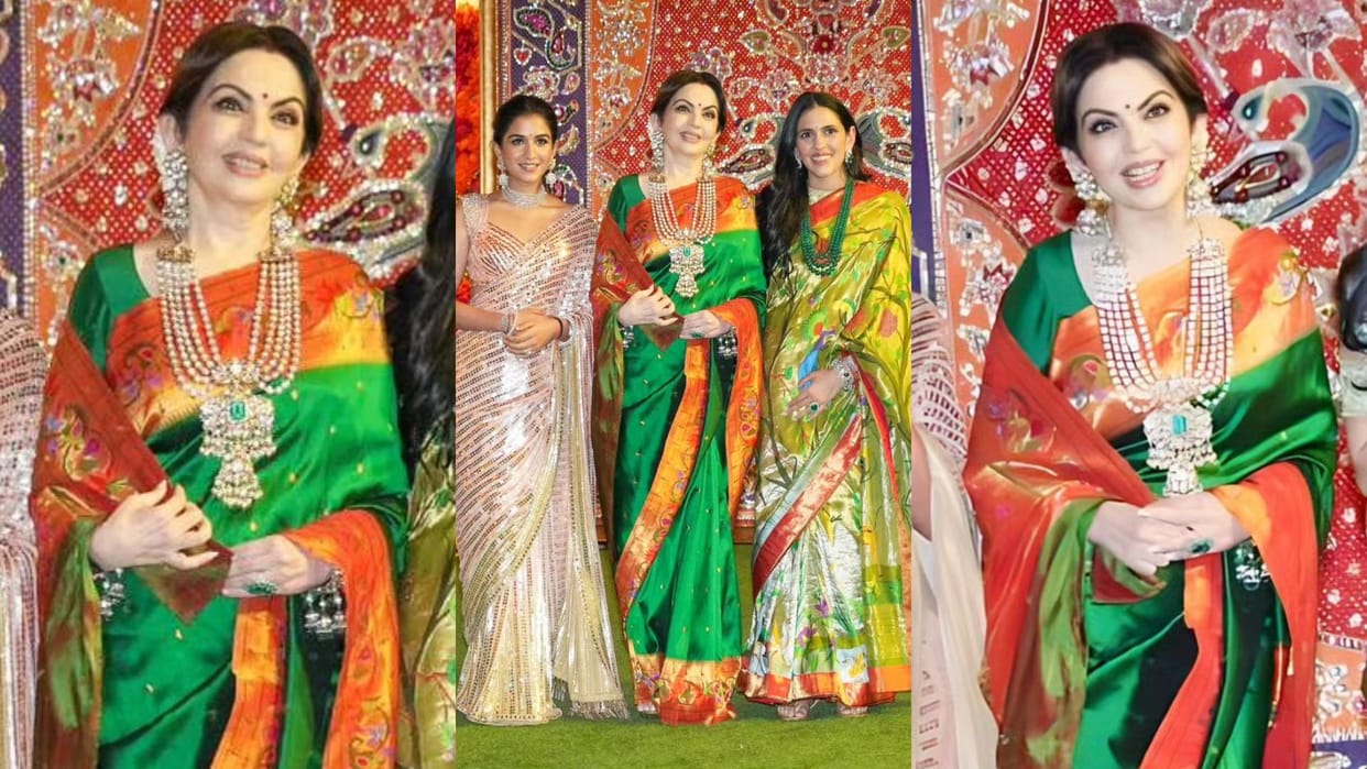 Nita Ambani looks beautiful in Paithani Saree know its price