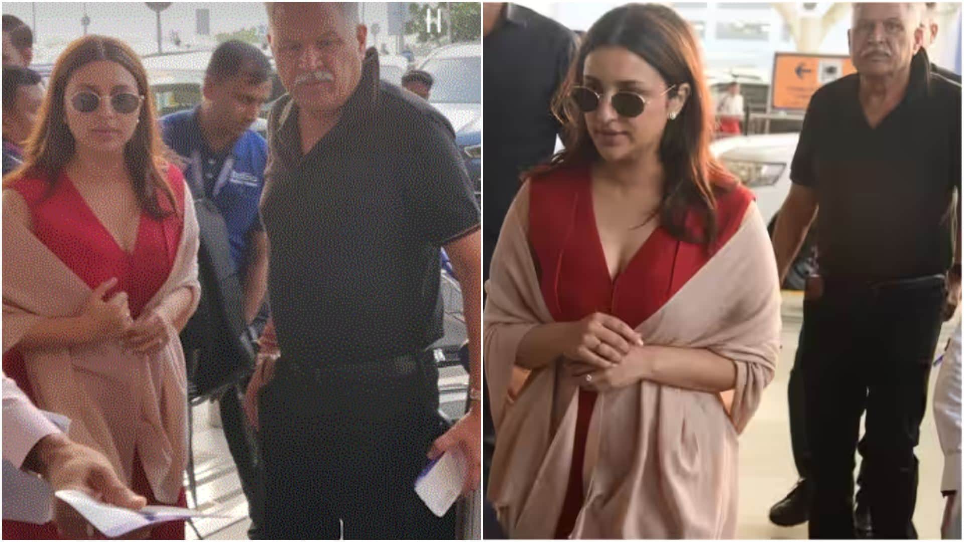 Parineeti Chopra Raghav Chadha wedding: Couple spotted at Delhi airport leaving for Udaipur Know Details