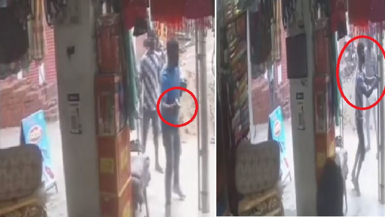 Father-son firing indiscriminately, people remained mute spectators, incident captured in CCTV