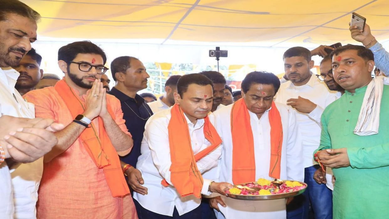 Shivaji Maharaj Statue Aditya Thackeray says KamalNath ji wants to see you on CM chair