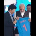 Sachin Tendulkar, presented, number one jersey, Prime Minister, Narendra Modi, see photos