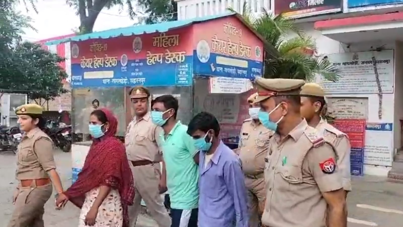 Woman killed her husband along with boyfriend in saharanpur by strangled with a belt