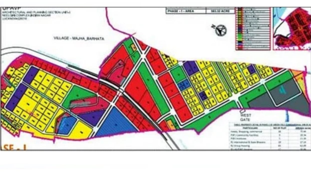 A four Kilometers long lake will be developed in Navya Ayodhya.