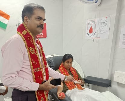 Jainendra Jyoti became an example by donating blood 49 times at the age of 29, camp will be organized in Patna