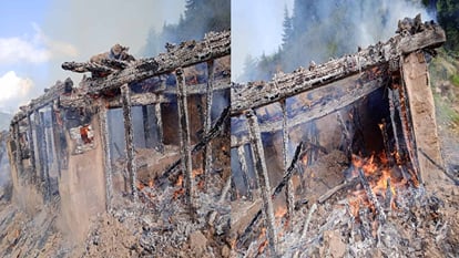 Chamba News: खनेई गांव में तीन कच्चे मकान, गोशालाएं जलकर राख, एक व्यक्ति झुलसा Three houses, cow sheds burnt to ashes in Khanei village, one person burnt