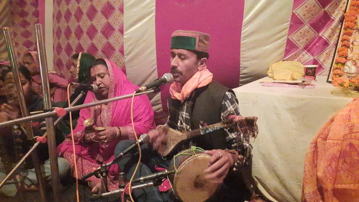 Grand Jagran organized in Chandrashekhar temple on Radhashtami
