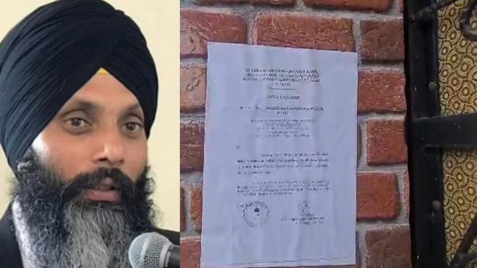 NIA pasted notice at terrorist Hardeep Nijjar residence in Jalandhar