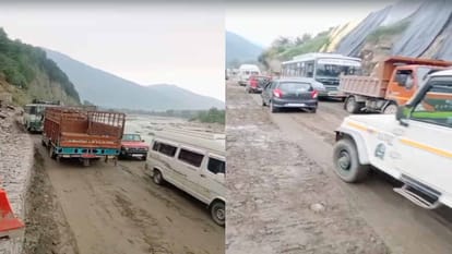 Kullu-Manali highway restored after two and a half months of disaster, double lane road prepared temporarily