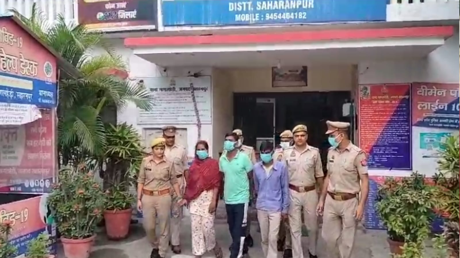 Woman killed her husband along with boyfriend in saharanpur by strangled with a belt