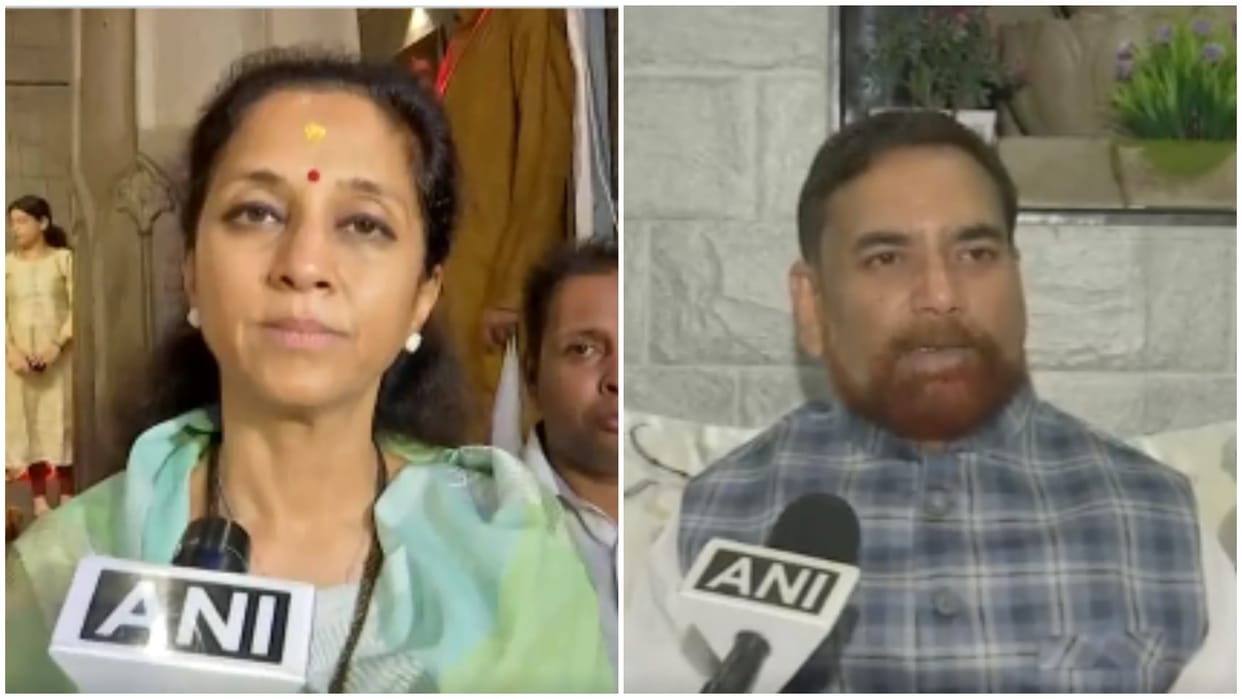 NCP leader Supriya Sule and JDU leader Rajiv Ranjan reacts on Ramesh Bidhuri statement