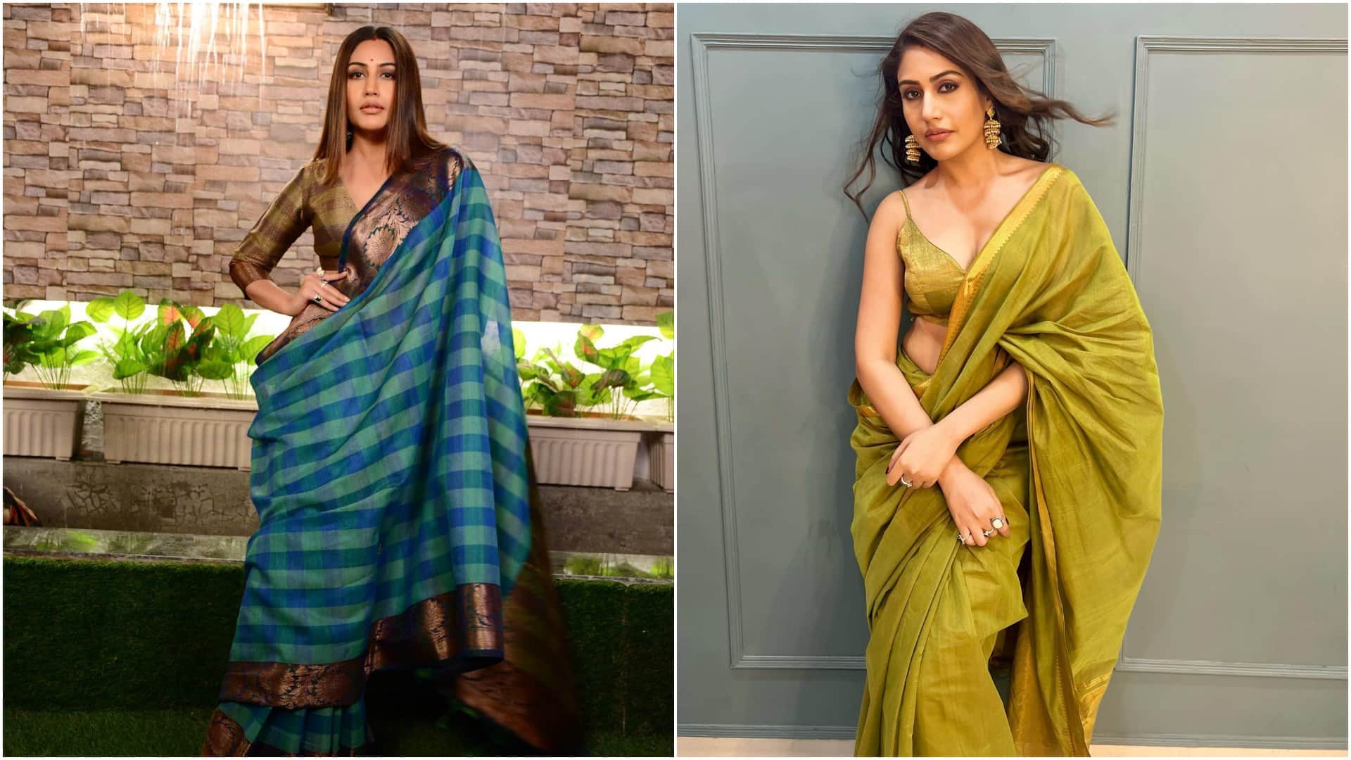 Surbhi Chandna Fashion looks glamorous in Jeans To Saree