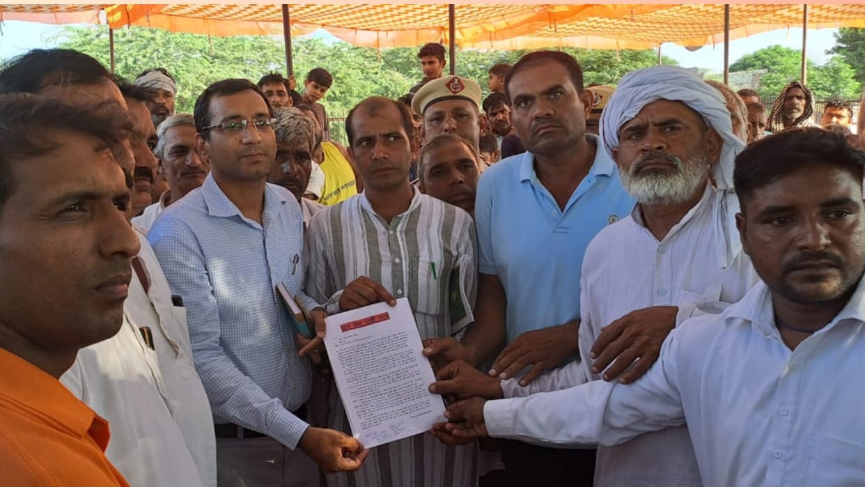 Hisar: Administration accepted the demands of the villagers, the ongoing strike at Rakhigarhi site ended