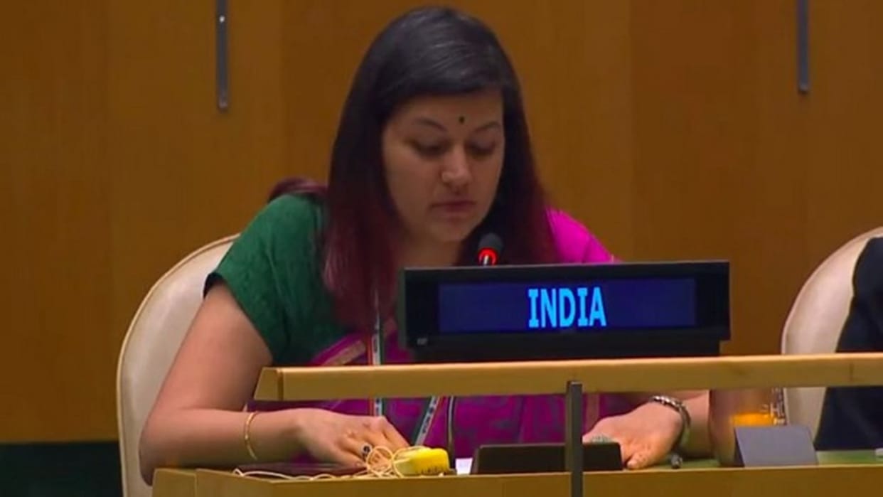 United Nations General Assembly India attacks Pakistan over Human Rights Terrorism and illegal occupier UNGA n