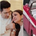 इस विंजेट कार में राघव के साथ परी की विदाई।