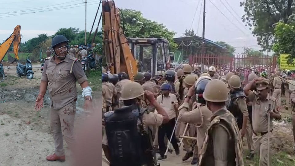 Didn't estimate power of satsangis overpowered police many policemen including SO got injured
