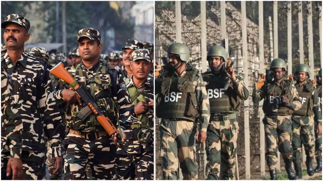 The names of central paramilitary forces, BSF and CRPF are not included in the cadre review report.