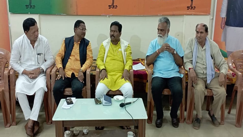 Union Minister of State Vishweshwar Tudu two day visit to Bastar Stayed and took meetings of core committee