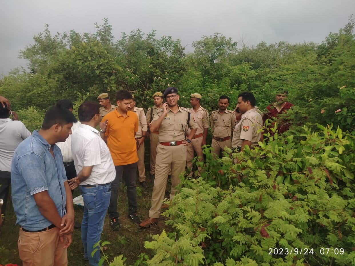 Dead body of child found in the forest, hands and legs tied, cloth stuffed in mouth, marks of serious injuries