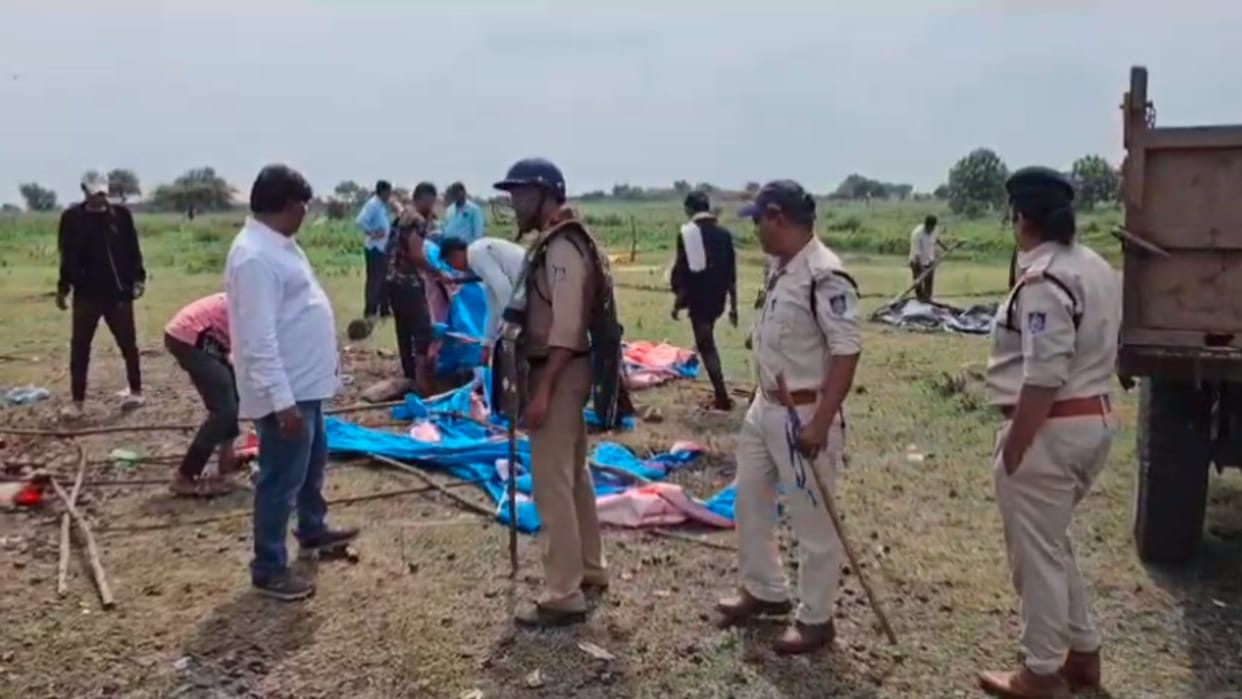 Land worth crores was being encroached upon in Khargone, stones were pelted at the team