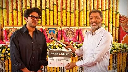 Dulquer Salmaan stars shooting for his Third Telugu film Lucky Baskhar directed by Venky Atluri