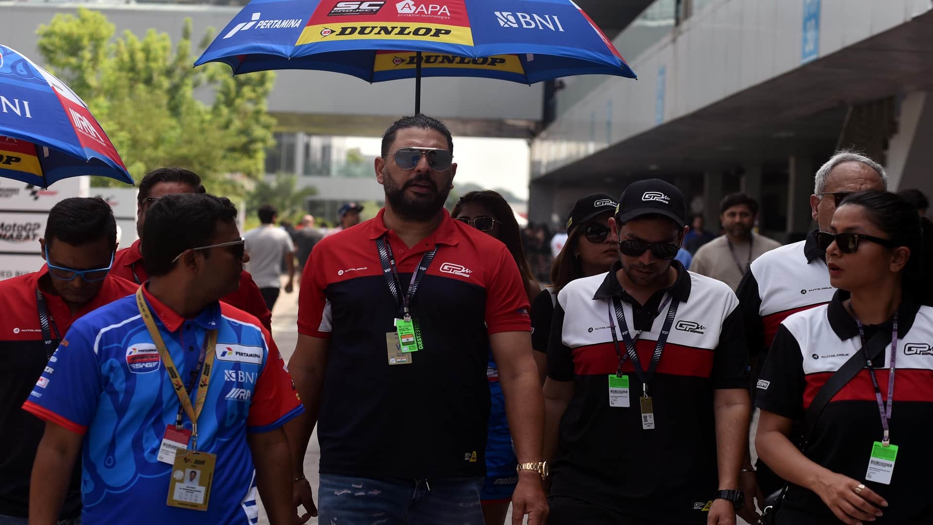 MotoGP Race John Abraham rides bike on Buddha Circuit actors and players rider