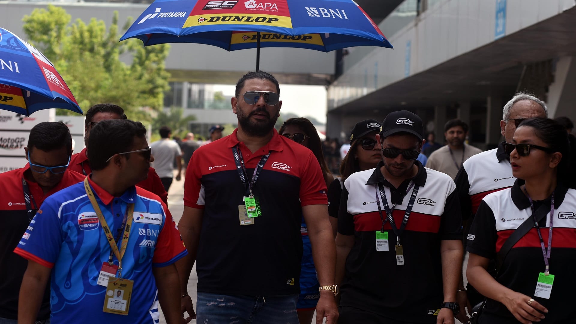 MotoGP Race John Abraham rides bike on Buddha Circuit actors and players rider